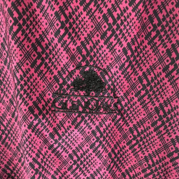 Grand Slam Tour Pullover Windbreaker Jacket Glen Oaks Pockets Burgundy L - Picture 2 of 5